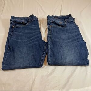 Lucky Brand 410 Athletic Straight Blue Jeans Bundle 36x26
